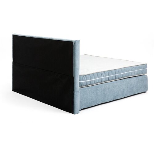 Bonami Selection Plavi boxspring krevet 180x200 cm Olia Bold Line &amp;ndash; Slike