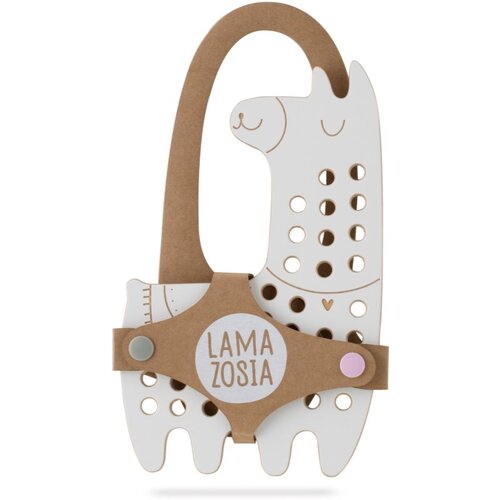 Milin Big Wooden Lacing Toy Lama Lily aktivnostna igrača 20,5 cm x 13 cm x 0,7 cm 1 kos Cene