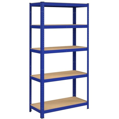 Songmics Regal GLR40Q, 5 delni, (180 x 90 x 40 cm), moder Cene