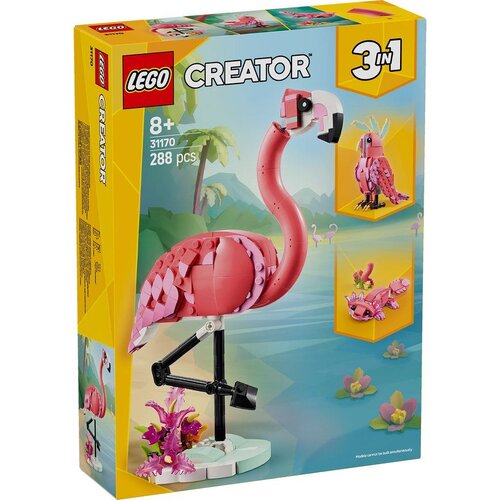 Lego Creator 3in1 Wild Animals: Pink Flamingo 31170 Slike