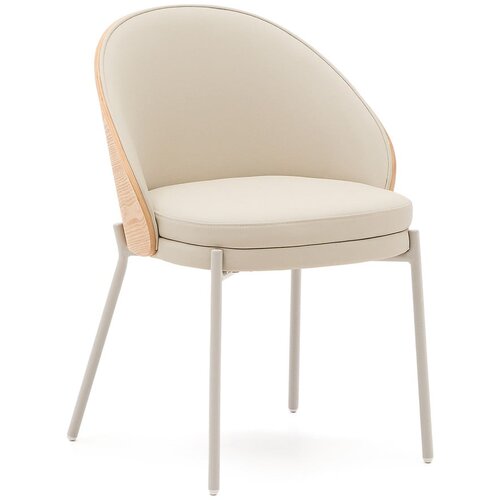 Kave Home Krem blagovaonska stolica Eamy &amp;ndash; Slike