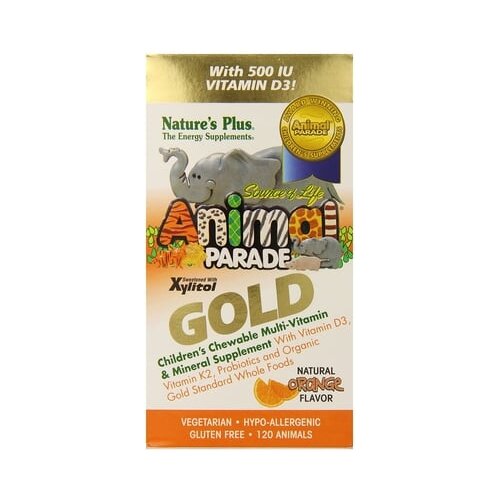 Nature's Plus Animal Parade GOLD Multivitamin Orange - 120 žvak. tabl. Cijene