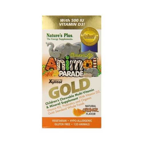 Nature's Plus animal Parade GOLD Multivitamin pomaranča Cene