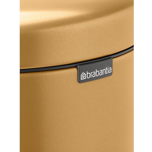 Brabantia Ko&amp;scaron; za smeti s pedalom 30 L s plastičnim vložkom - Warm Gold Slike