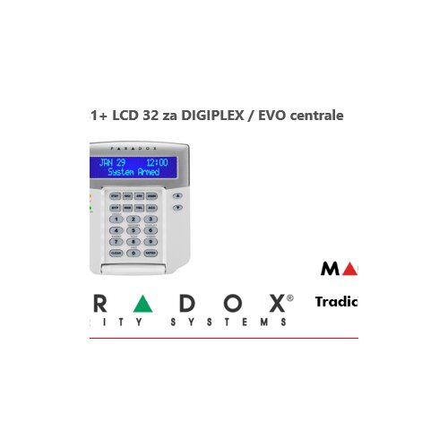 Paradox K641+ LCD 32 za DIGIPLEX / EVO centrale Cijene