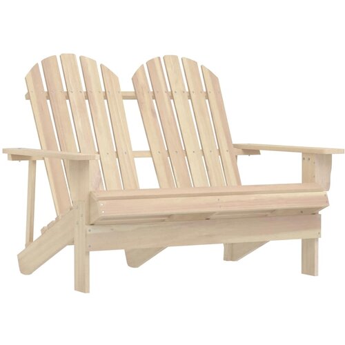  Vrtni dvosjed Adirondack od masivne jelovine Cene