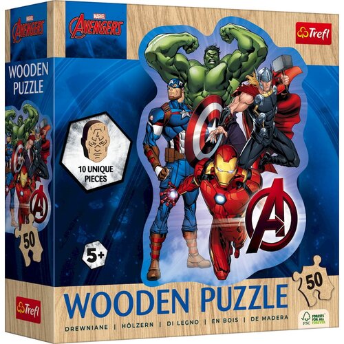  Lesena sestavljanka Junior, 50 kosov - Marvel Avengers - 1 k. Cene