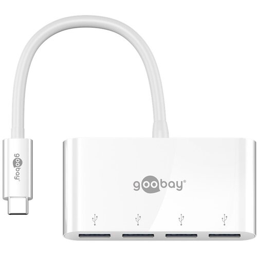 Goobay USB-C / 3x USB 3.0 A bel multi - adapter Cene