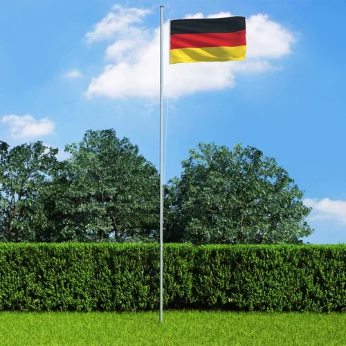 vidaXL Nemška zastava 90x150 cm