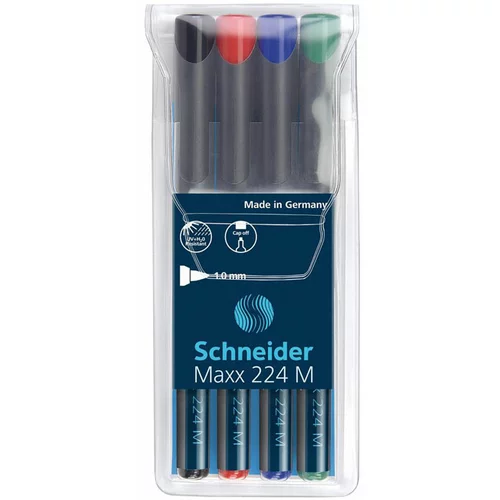 Schneider Marker OHP 224 M 1,0 mm, 4 kosi