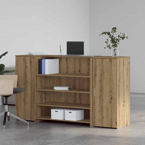 Recepcijski stol 180x50x103,5 cm od konstruiranog drva Slike