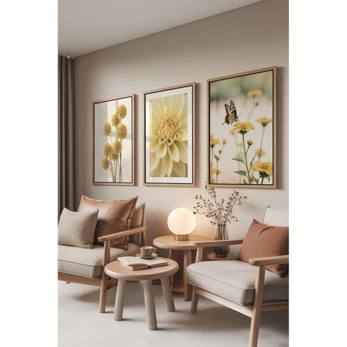 WALLXPERT Č-300805 - 3040 set dekorativnih slika u više boja (3 komada) Cene