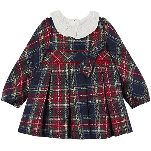 Mayoral otro&scaron;ka oblekica z dolgimi rokavi collar navy/cherry Cene