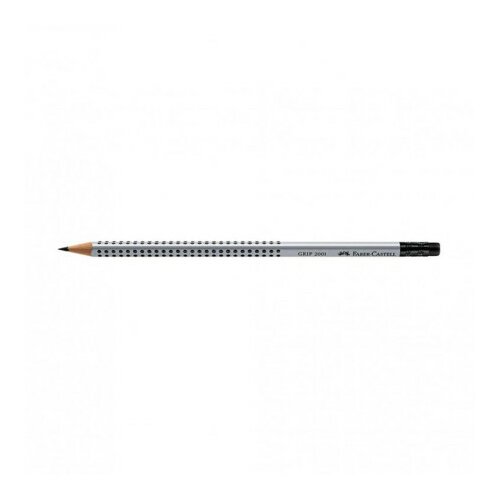 Faber Castell grafitna olovka grip HB sa gumicom siva 117200 (12605) ( 3666 ) Slike