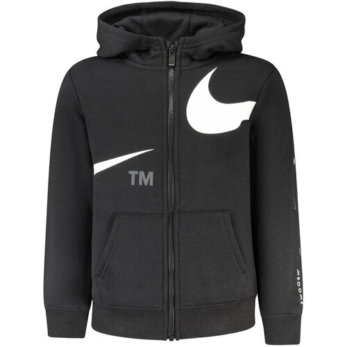 Nike Dječja Crna Majica s Kapuljačom na Patentni Zatvarač Slike
