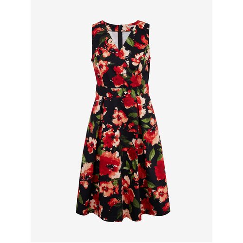 Orsay Red-Black Women Floral Dress - Women Slike