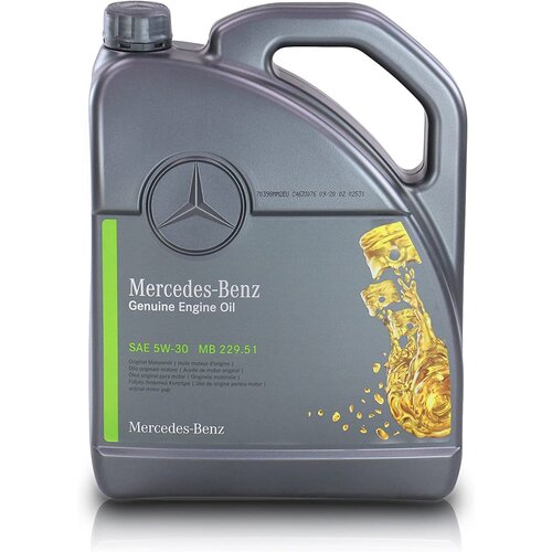 Mercedes-Benz MOTORNO OLJE MERCEDES 5W-30 5L MB229.51 Slike