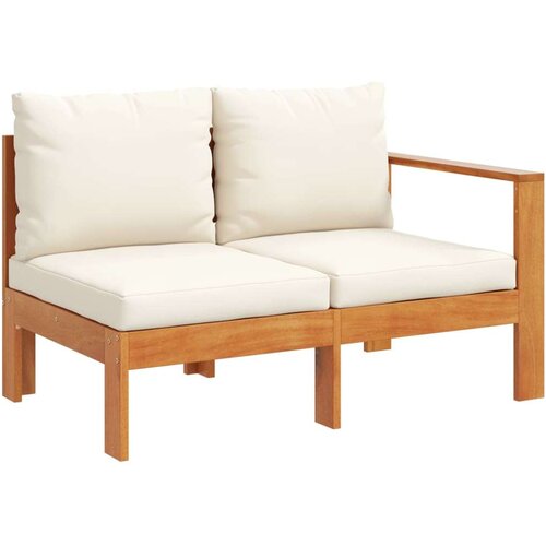 VidaXL 5-dijelna set vrtnih sofa od masivnog drva bagrema s jastucima Slike