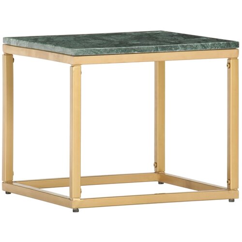 Furnova Klubska mizica zelena 40x40x35 cm kamen z marmorno teksturo, (21914324) Cene