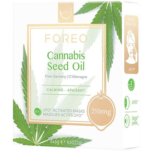 Foreo UFO&amp;trade; mask Cannabis Seed Oil, 6 kom x 6 g Slike