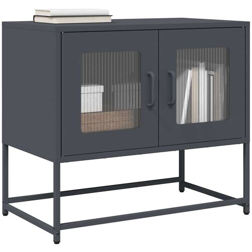 vidaXL TV omarica antracit 68x39x60,5 cm Hladno valjano jeklo Cene