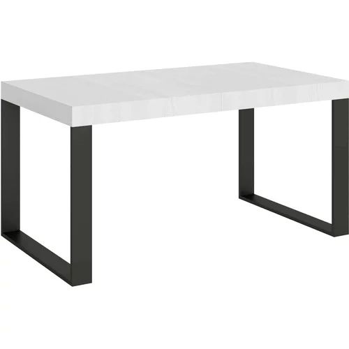 Itamoby   Tecno (90x160/264 cm) - bela, barva nog: antracit - raztegljiva jedilna miza, (20842993)