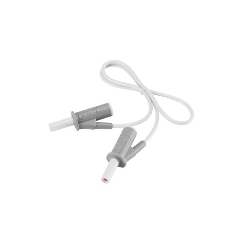 Voltcraft MSB-501 varnostni merilni kabel lamelni vtič 4 mm lamelni vtič 4 mm 0.50 m bela 1 kos, (20422508) Cene