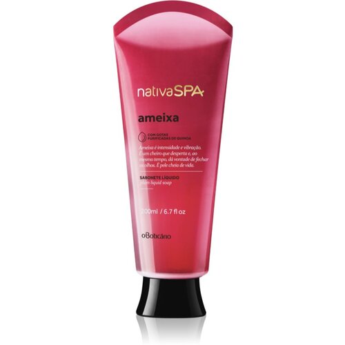 OBotic&amp;aacute;rio Nativa SPA Plum Flower tekući sapun za tijelo 200 ml Slike