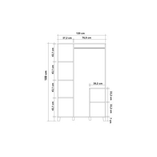  Hanah Home Ormar Leva Hedera Pied Cene