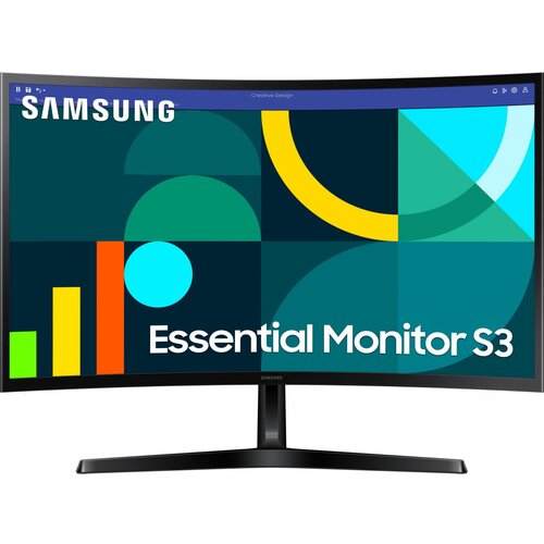 Samsung S3 S36GD (2024) 24" Essential VA LS24D366GAUXEN Full HD, 100Hz, 4ms GtG zakrivljen Panel 16:9 Cijene