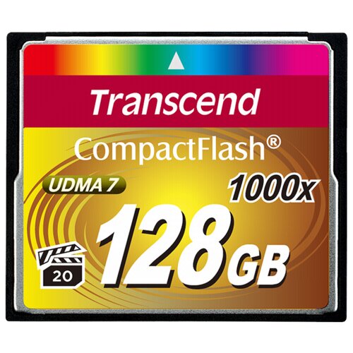 Transcend Compact Flash 128GB 1000x Slike
