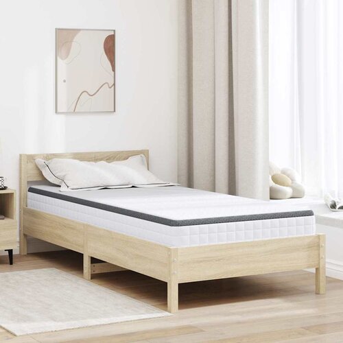  Madrac Bijela i siva 90 x 190 cm Bonell opruga Cijene