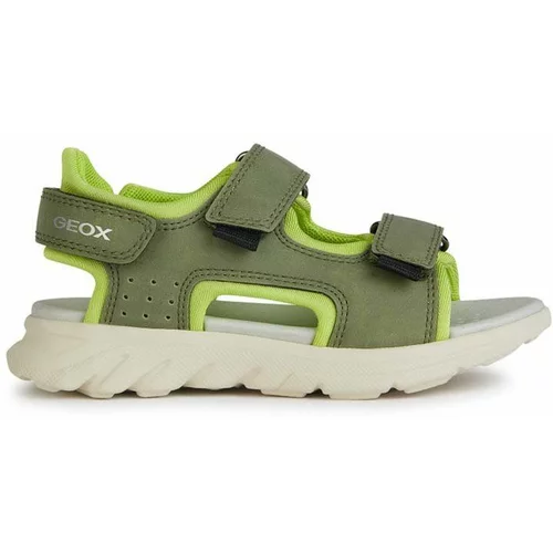 Geox Otroški sandali SANDAL AIRADYUM zelena barva