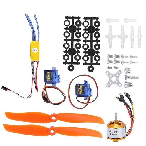 INORCO Sg90 Servo 2212 Kv2200 Brezkrtani motor 30a Esc 6035 Dodatek za propeler Elektrini motor Komplet zdruljiv Rc letalski motor + nfr, (21981677) Slike