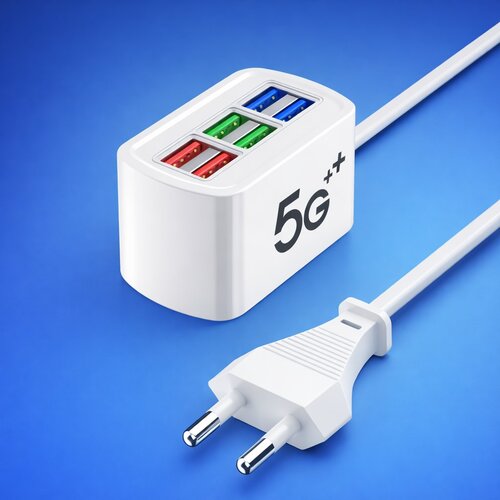 USB punjač sa više portova 6u1 Cene