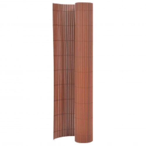 vidaXL Dvostrana vrtna ograda 110 x 500 cm smeđa Cijene