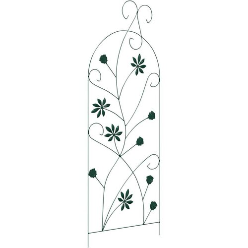  Vrtna Ograda Re&amp;scaron;etkasti 3 pcs Zelena 112 x 40 cm Čelik Slike