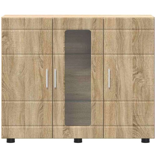 VidaXL Strani &amp;scaron;al sonoma hrast 55.5 x 29 x 100 cm Konstruiran les Slike