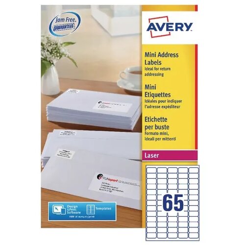 Avery Zweckform Etikete za po&scaron;iljateljev naslov 38,1 x 21,2 mm 1/100 Cene