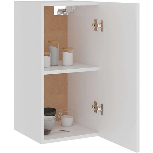 VidaXL Viseča omarica bela 29,5x31x60 cm iverna plo&amp;scaron;ča, (20824337) Slike