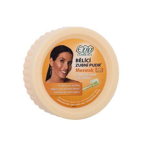 Eva Cosmetics Whitening Toothpowder Meswak pra&amp;scaron;ak za izbjeljivanje zubi 30 g Slike