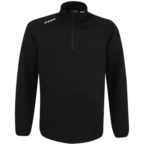 CCM Men's sweatshirt LOCKER ROOM FLEECE 1/4 ZIP black