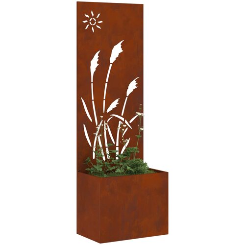  Privatnost u vrtu Rezbarija Rđa 50 x 32 x 150 cm Otporni čelik Slike
