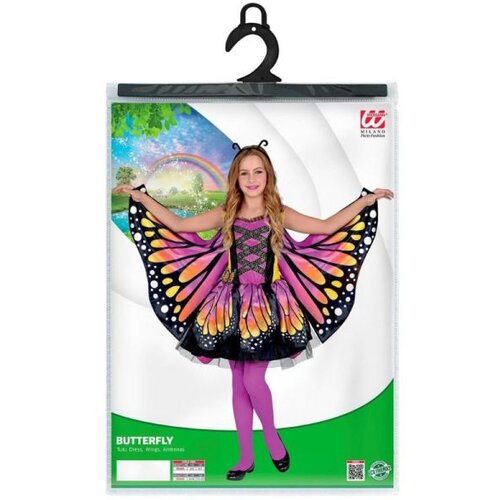 Widmann Kostum metulja roza barve, z krili - 158 cm Cene