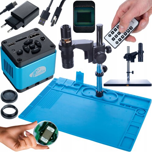Rosfix SET MIKROSKOP EARTH PRO MCEP-0.5X + KAMERA 8,29MP + SILIKONSKA PODLOGA 480X320MM | HDMI, C-MOUNT, 7&ndash;45X, 4K, (5000062219) Cene