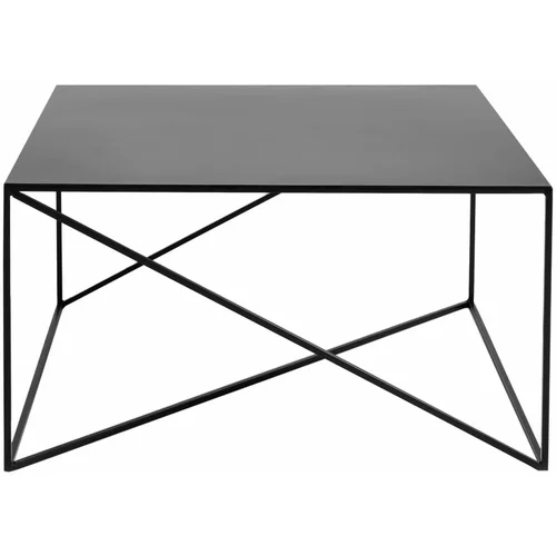Custom Form Črna kavna miza Memo, 100 x 100 cm