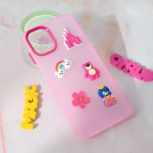  Maska za Samsung A075F Galaxy A07 Cute pink Slike
