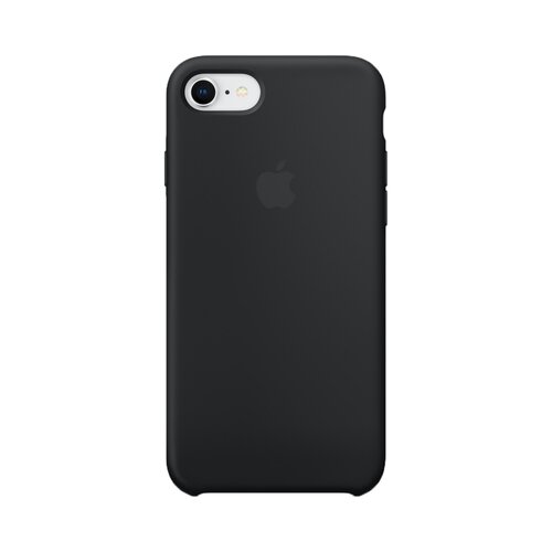 Apple tovarni&amp;scaron;ki silikonski ovitek iphone 8/7 - črn Slike
