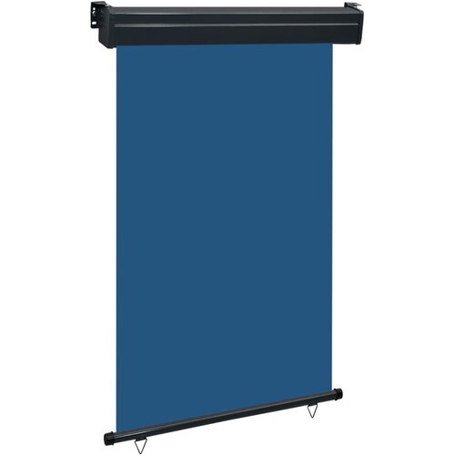 VidaXL Balkonska bočna tenda 125 x 250 cm plava Slike