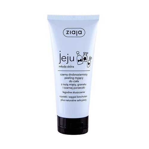 Ziaja jeju black body micro-scrub črni zrnasti piling za mlado kožo 200 ml Slike